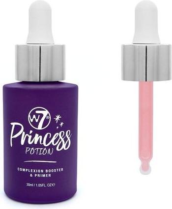 W7 Princess Potion Face Primer Drops Lila Makeup Base für makellose, strahlende Haut - Vegan (Lila)