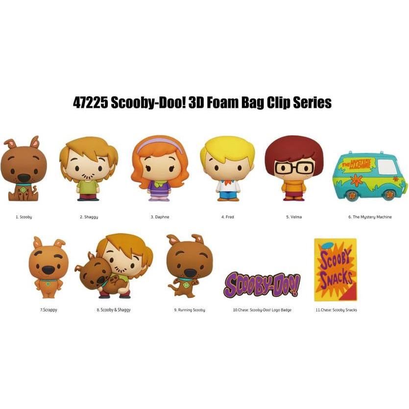 Monogram Int., Schlüsselanhänger, Scooby Doo 3D PVC-Taschenanhänger Series 1 Display (24)