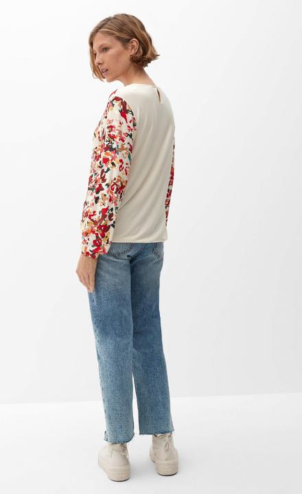 Immagine prodotto s.Oliver T-Shirt Materialmix-Bluse mit Print (40)