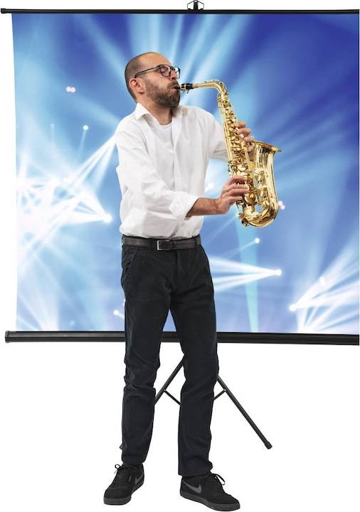 Produktbild Hama Green Screen Hintergrund mit Stativ, 180 x 180 cm, 2in1 (180 cm, 270 cm)