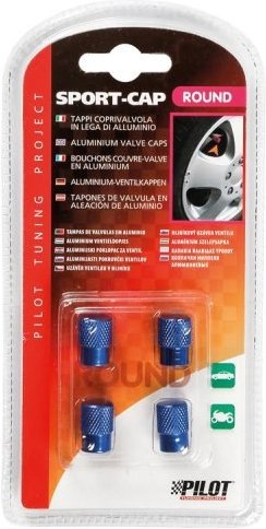 Image du produit Lampa Sport-Cap, Jeu de 4 bouchons de valve - Bleu