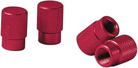 Lampa Set of 4 valve caps - red