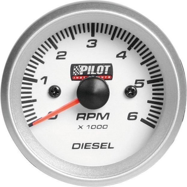 Image du produit Lampa Instrument Compte-tours Diesel 0-6000 RPM - 52 mm - Bleu