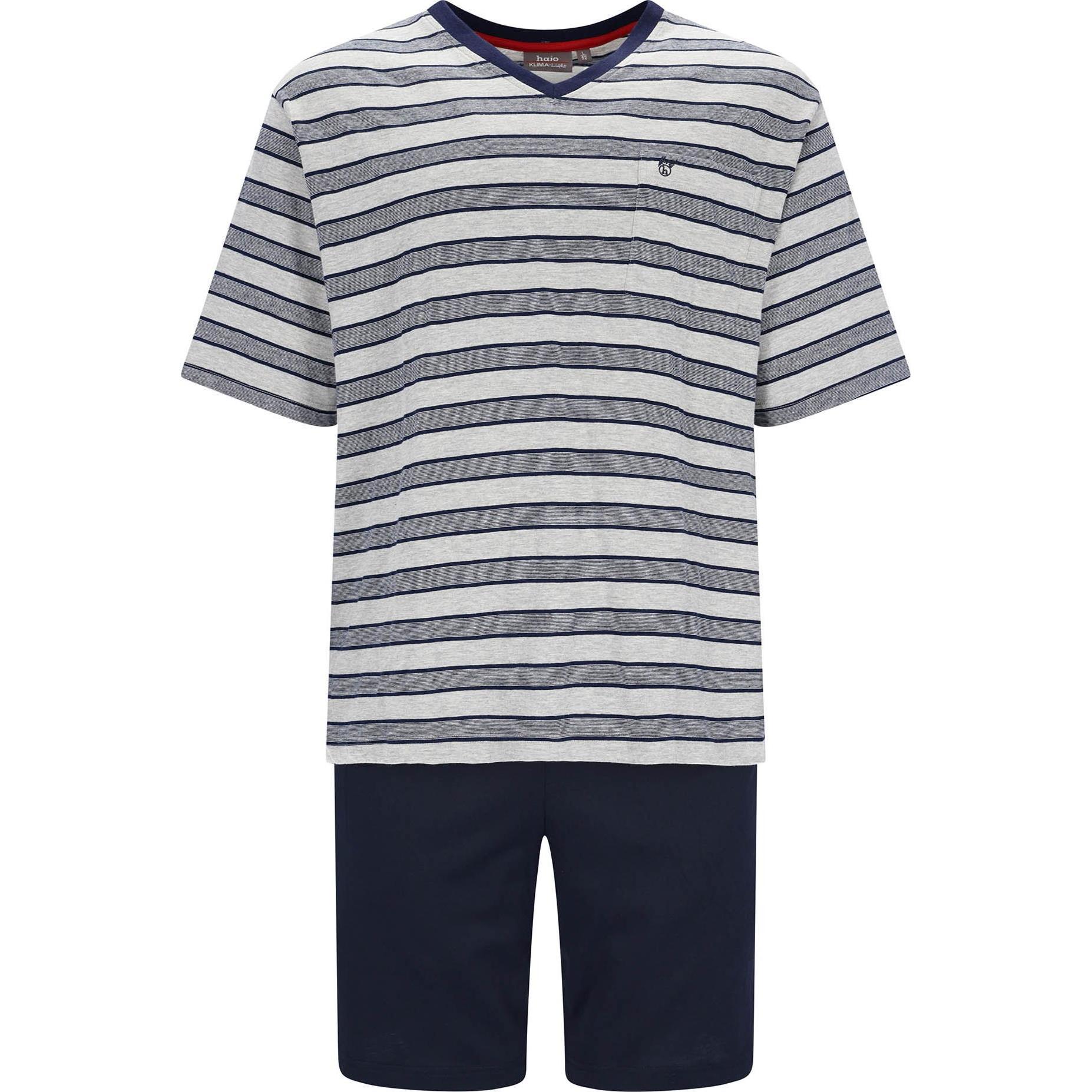 Hajo, Herren, Pyjama, Schlafanzug Klima Light, Mehrfarbig, (XXL)