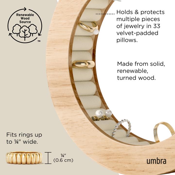 Actual product image Umbra Jewellery box Ferris 19 x 4 cm, Nature
