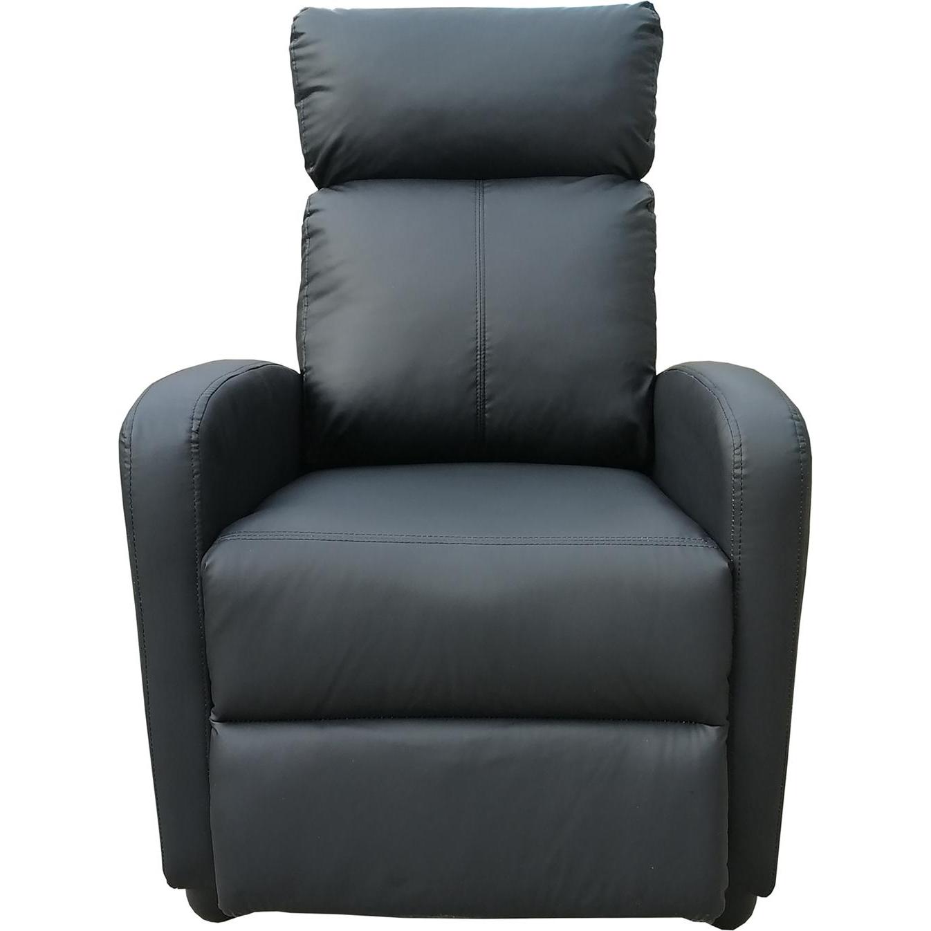 HTI-Living, Sessel, Relaxsessel Corrado Kunstleder Schwarz