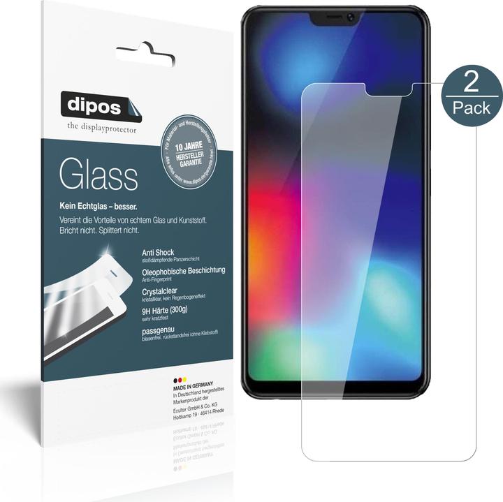 Actual product image Dipos Screen Protector Anti-Shock (2 pcs., Vivo Z1i)