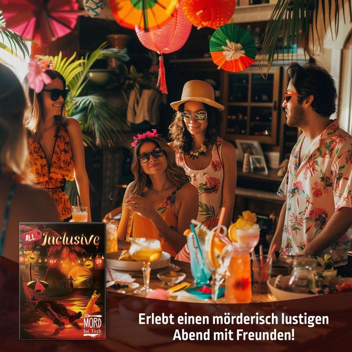 Produktbild Mord bei Tisch All-Inclusive - Krimidinner (Deutsch, 4 - 6 Spieler)