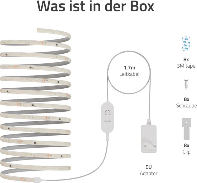 Produktbild Hombli LED Strip (RGB, 500 cm, Indoor)
