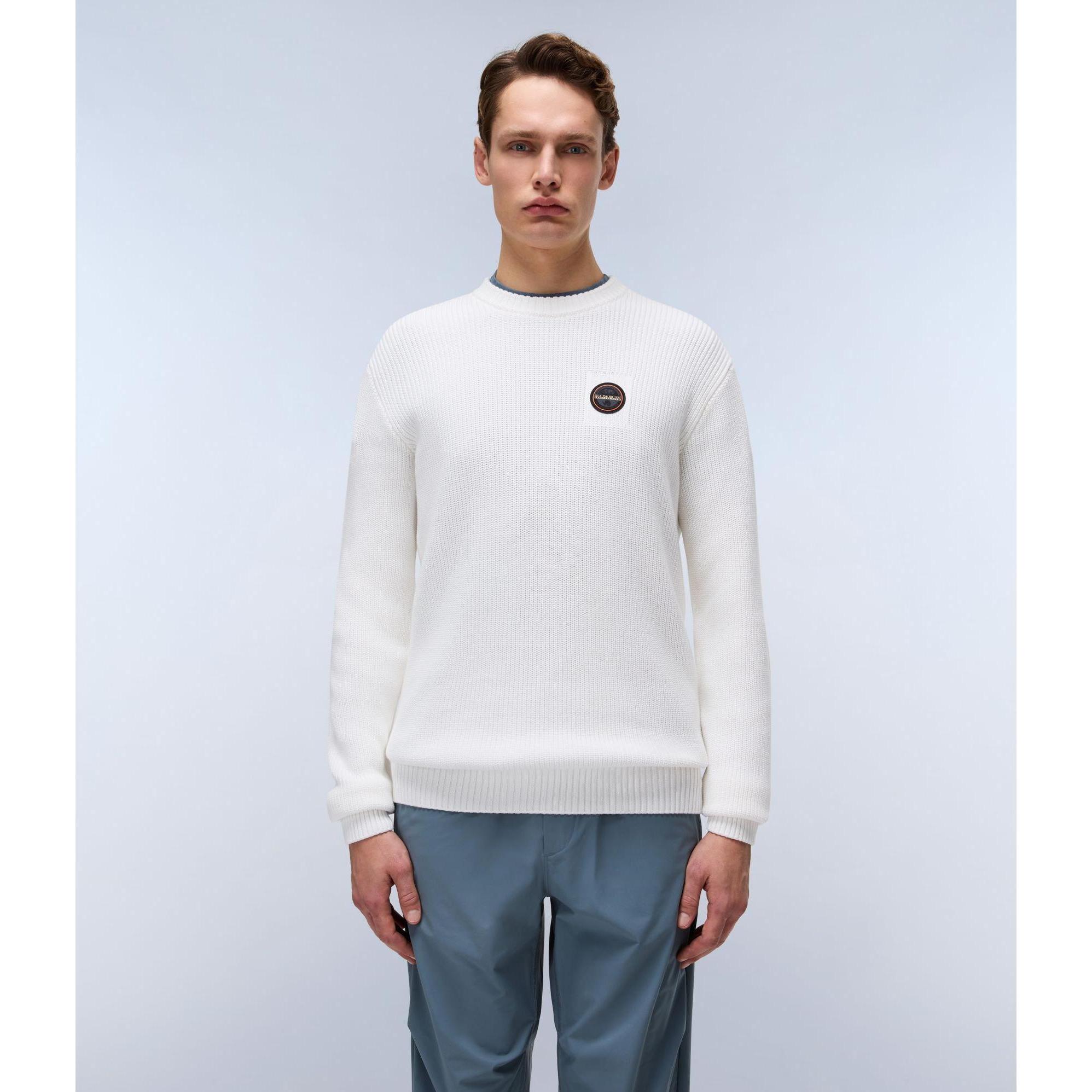Thumbnail - Napapijri, Herren, Pullover, D-Prado, Weiss, (M)