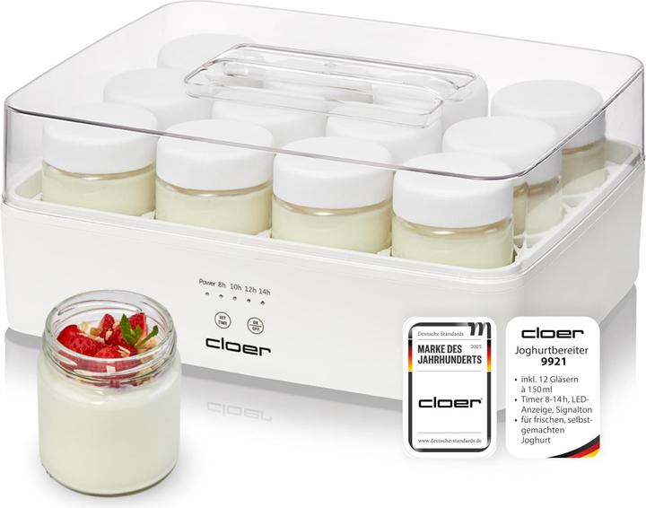 Cloer Joghurtbereiter für 12 Gläser
