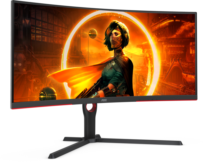 Produktbild AOC CU34G3S/BK (3440 x 1440 Pixel, 34")
