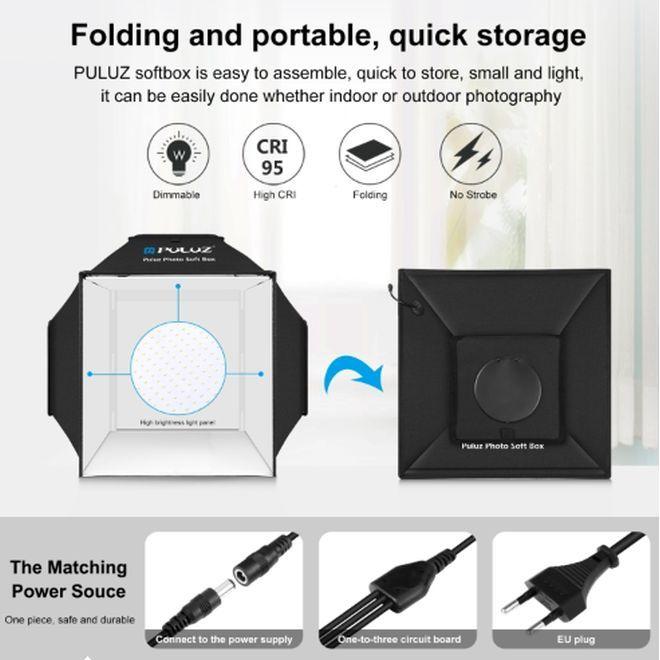 Immagine prodotto Puluz Folding Studio Shooting Tent Soft Box (Casella di registrazione)