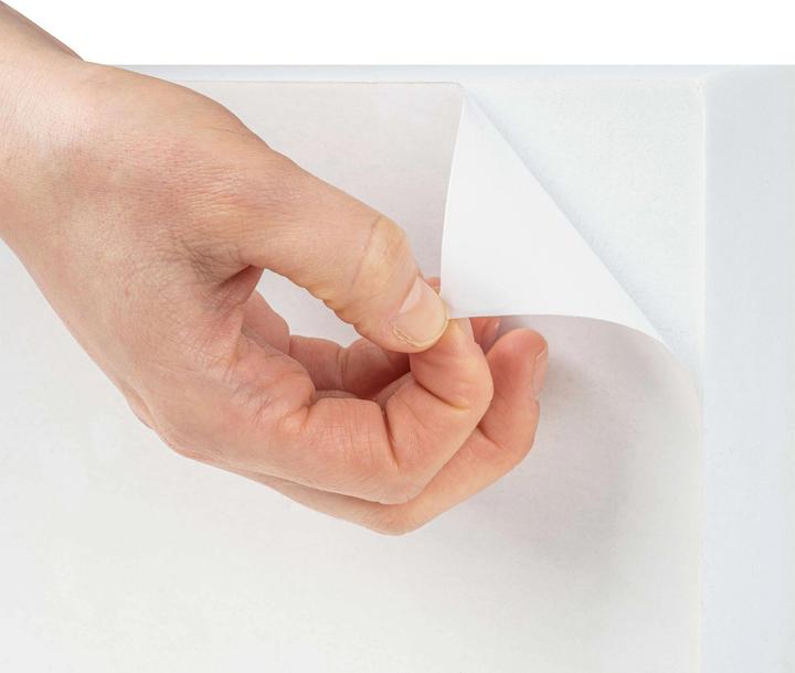 Actual product image CarComfort Garage wall protector, 2 pieces Car door edge protector self-adhesive 32x20x4 cm red/white