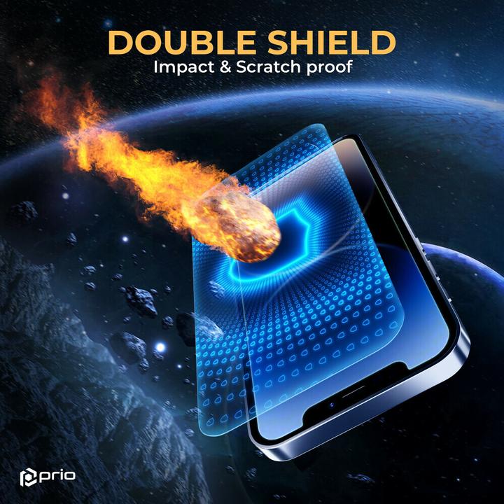 Image du produit prio Verre trempé anti-rayures pour iPhone 16 Plus/15 Plus/15 Pro Max (6,7 pouces) clair (1 pcs, Apple iPhone 15 Plus, Apple iPhone 15 Pro Max, Apple iPhone 16 Plus)