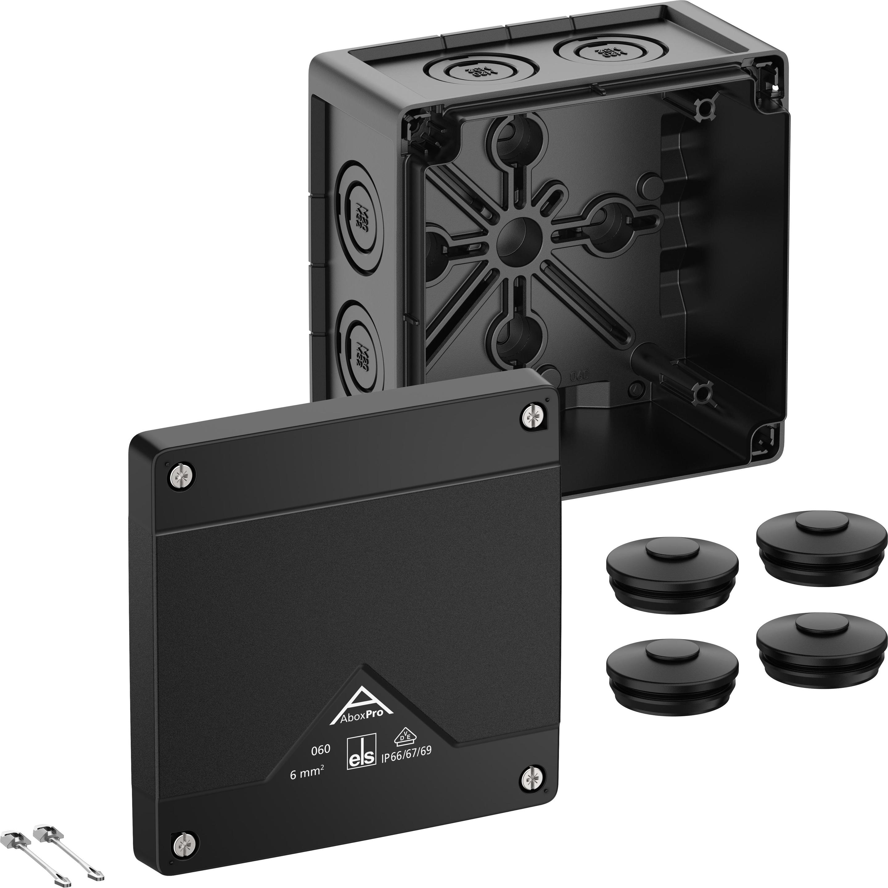 Spelsberg, Abzweigdose, Abox Pro 060-L/sw Abzweigkasten Schutzart 40600001