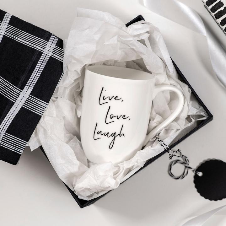Produktbild Villeroy & Boch Multipack Statement Becher mit Henkel Live Love Laugh - 6 Stück (290 ml, 6 x)