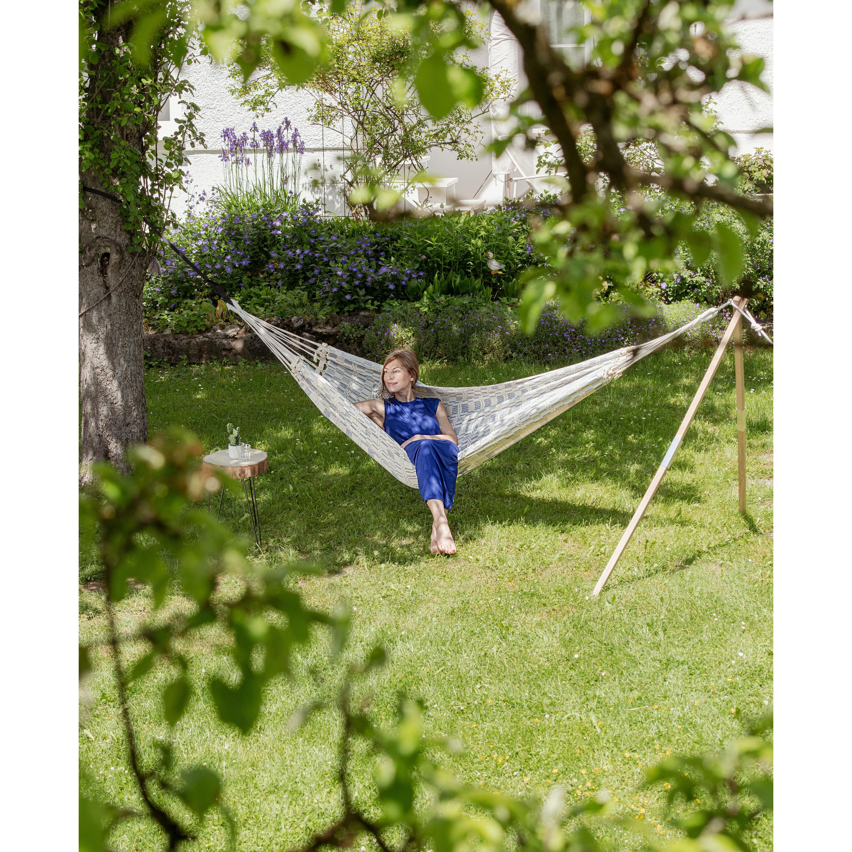Thumbnail - Bon-fire, Hängematte, Amazonas - Carioca Hammock - White / Azul (AZ-1019220) (200 kg)