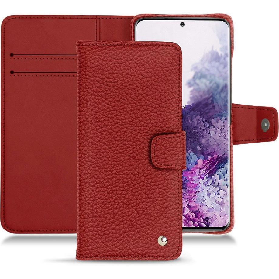 Thumbnail - Noreve Lederschutzhülle Wallet (Samsung Galaxy S20+), Smartphone Hülle, Rot