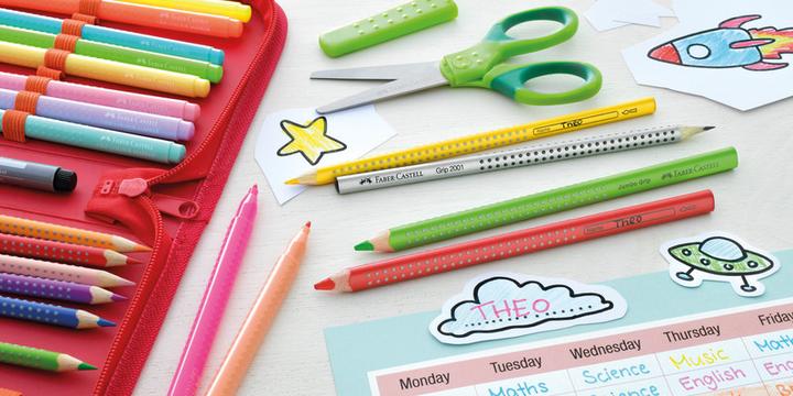 Actual product image Faber-Castell jumbo grip (Multicoloured, 5 x)