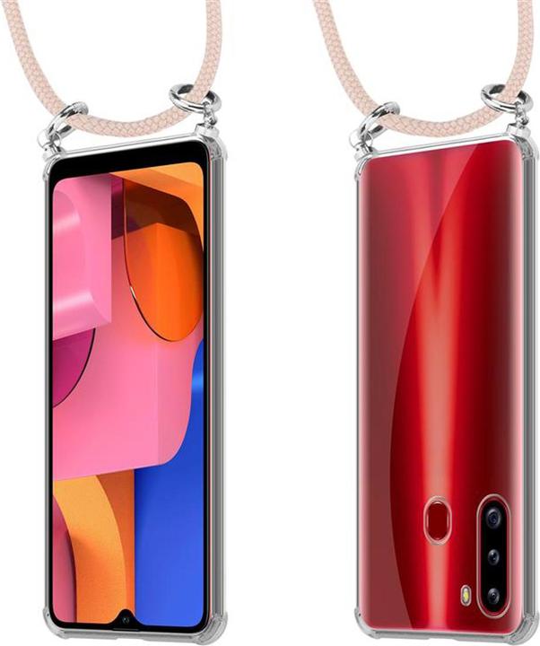 Produktbild Cadorabo TPU Handy Kette SILBER Cover