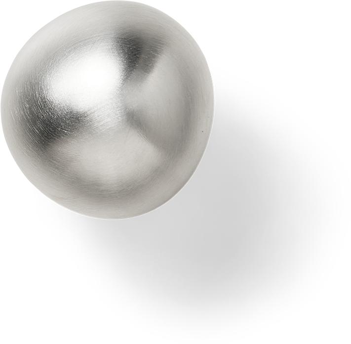Brushed stainless steel