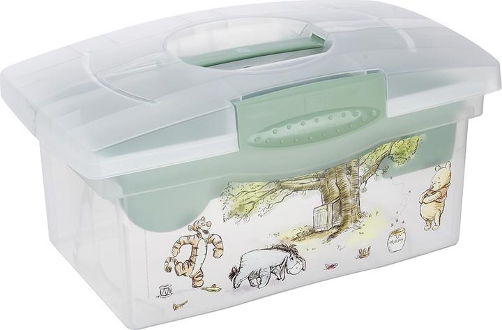 Immagine prodotto keeeper Scatola portaoggetti per bambini patryk winnie, verde norico con coperchio e maniglia, pratico