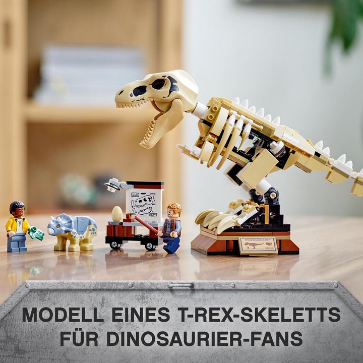 Productafbeelding LEGO T. Rex skelet in de fossielen tentoonstelling (76940, LEGO Jurassic World)