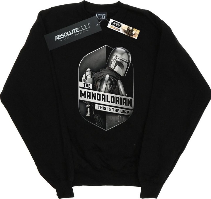 Immagine prodotto Star Wars The Mandalorian This Way Mando Shield Felpa Uomo (XXL)