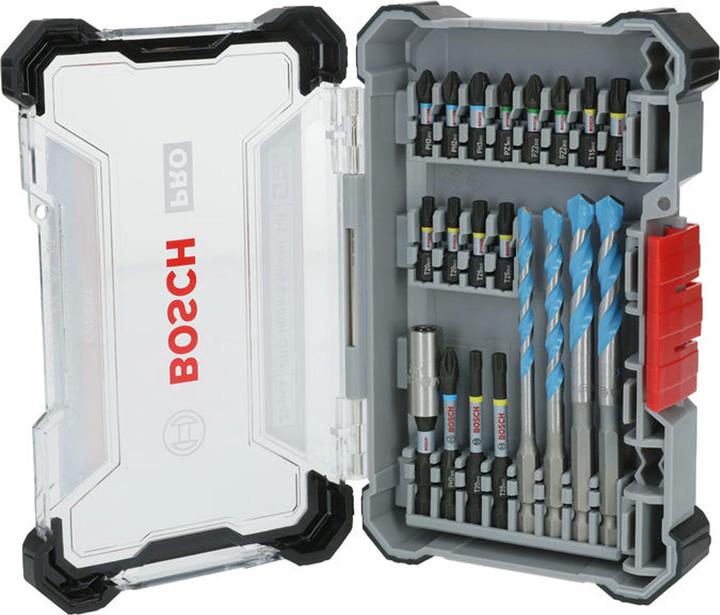Produktbild Bosch Professional Zubehör PRO Impact Schrauberbits und Multi Construction Bohrer Mixed Set, 20-tlg.