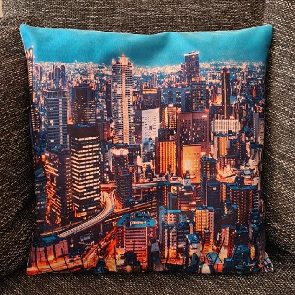 Tinisu, Dekokissen, Kissenbezug Japan / Tokyo bei Nacht - 45cm x 45cm (45 x 45 cm)