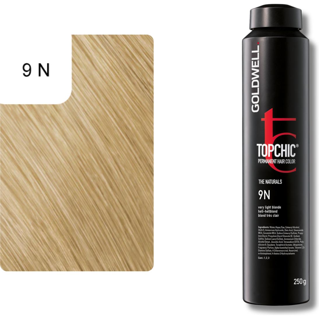 Thumbnail - Goldwell, Haarfarbe, Topchic (9-N hell-hellblond)