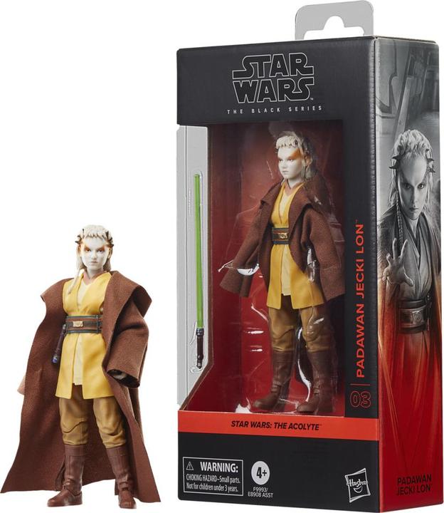 Image du produit Hasbro Star Wars : The Acolyte Black Series Figurine Padawan Jecki Lon 15 cm