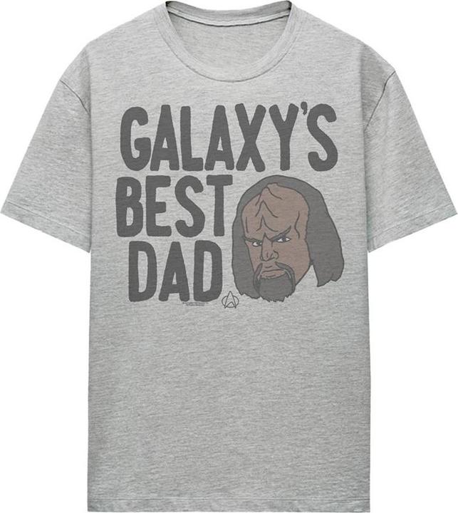 Produktbild Galaxy's Best Dad TShirt meliert (M)