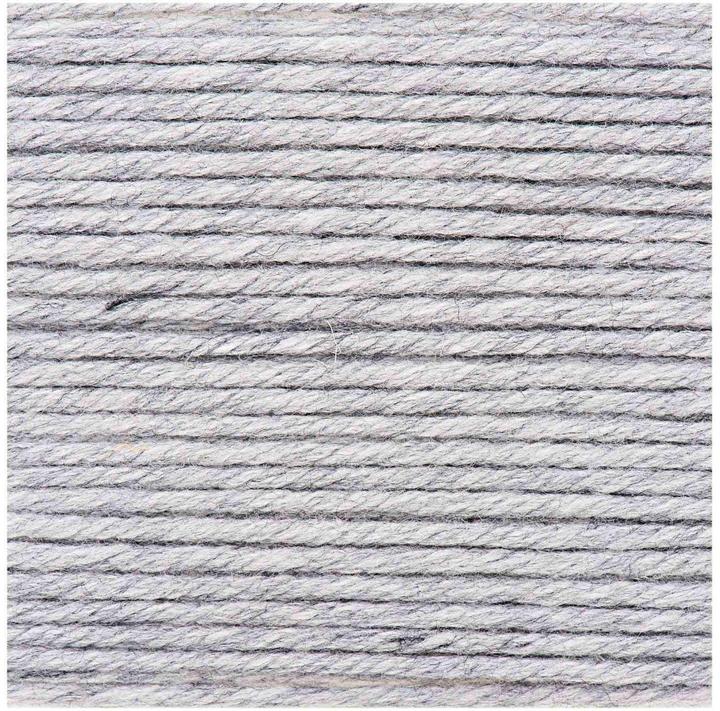 Actual product image Rico Design Wolle Essentials Mega Wool chunky 100 g, Hellgrau (125 m)