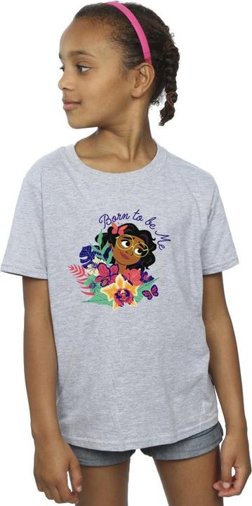 Actual product image Disney Girls Encanto Born To Be Me Cotton T-Shirt (128)