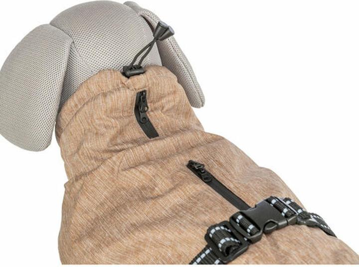 Image du produit Trixie Riom winter coat, XXL: 80 cm, sand (XXL, Manteau pour chien)