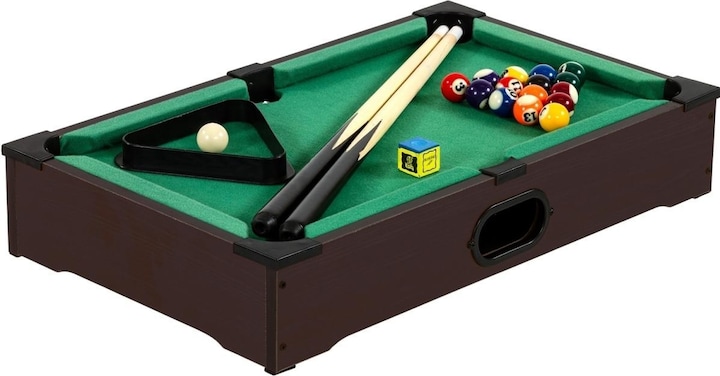 Actual product image Games Planet Mini pool table NANO + accessories, dark