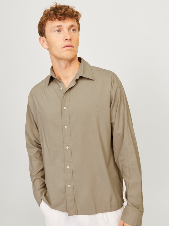 Produktbild Jack & Jones Jorjoshua Cropped Shirt Ls Smu Ln (S)