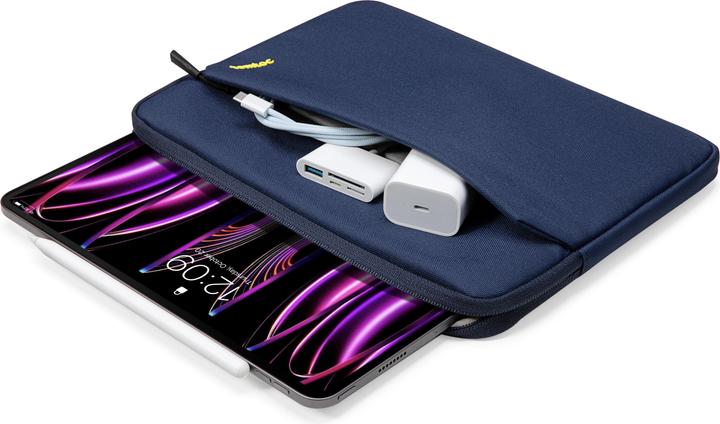 Produktbild tomtoc - Tablet Sleeve (B18A1B2) - for iPad with Shock-Absorbing Padding, 11″ - Navy Blue (Apple iPad Pro 11 2021, Huawei MatePad Pro 11 (2022))