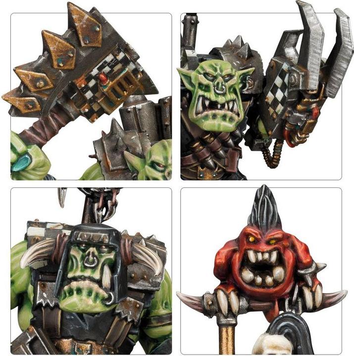 Actual product image Games Workshop Warhammer 40k - Orcs Nobz (2018) (Plastic)