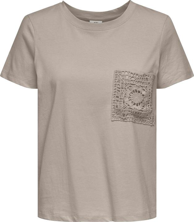 JdY Jdyselma S/S Crochet Pocket Top Jrs Noos