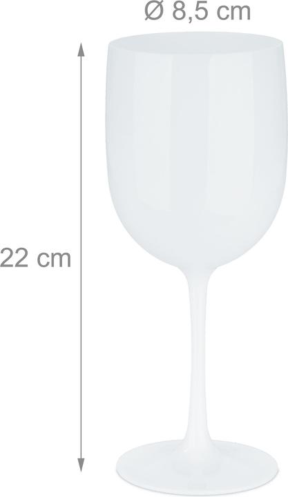 Actual product image Relaxdays Wine glasses (40 cl, 1 Glasses, White wine glasses)