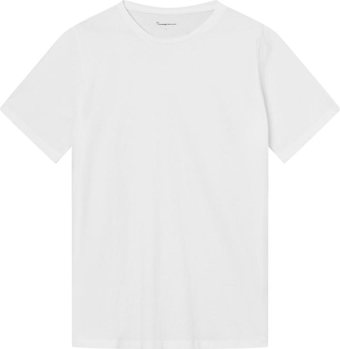 Actual product image KnowledgeCotton Apparel Basic Tee Bright White (L)