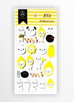 Galeria Hobby Aufkleber mit Schaumstoffelementen und leichtem Glitzer