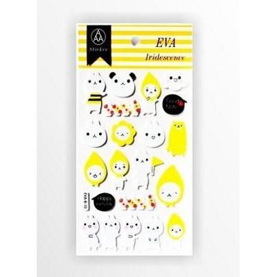 Galeria Hobby, Sticker, Aufkleber mit Schaumstoffelementen und leichtem Glitzer