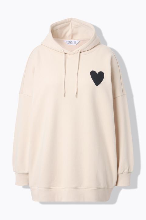Image du produit Studio Untold Sweat-shirt à capuche oversize, imprimés coeurs (50, 52)