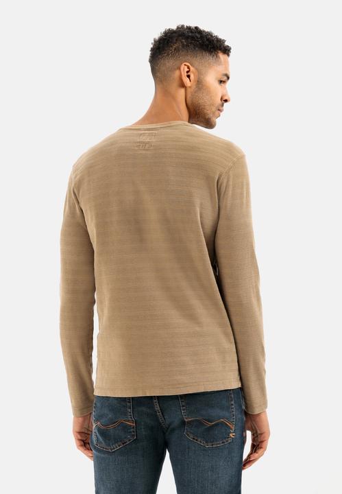 Produktbild Camel Active Langarm Henleyshirt aus reiner Baumwolle (XL)