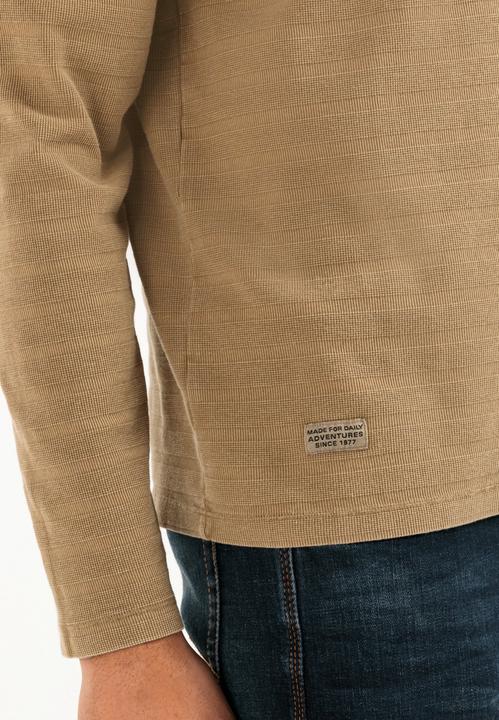 Produktbild Camel Active Langarm Henleyshirt aus reiner Baumwolle (XL)