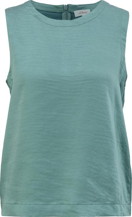 Actual product image s.Oliver Bluse Ärmelloses Satinshirt (46)